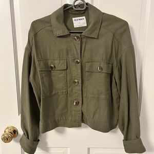 Old Navy Women's Olive Jacket